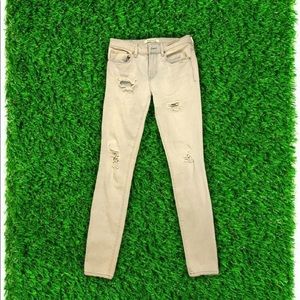 Men’s Pacsun Light Ripped Stacked Skinny Jeans [31x30]